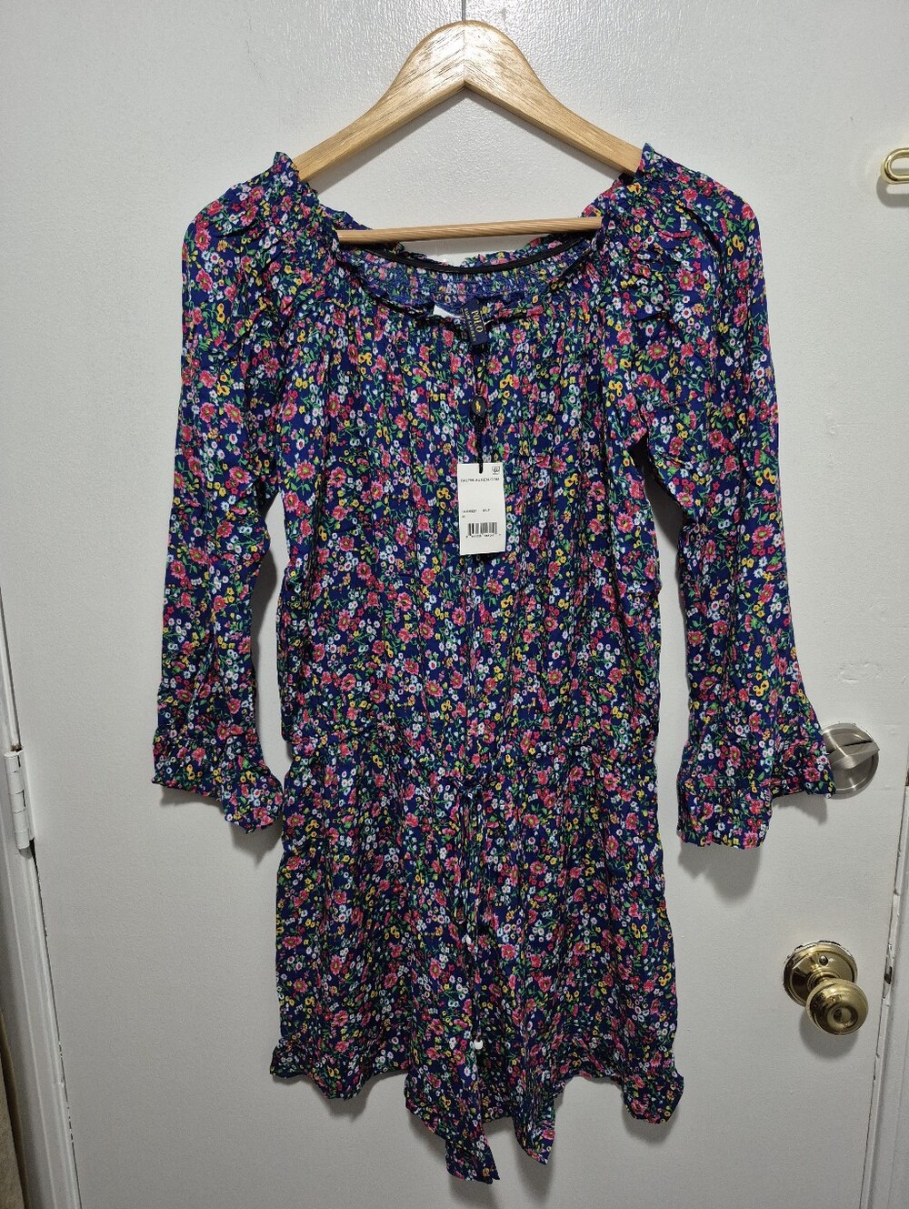 Polo Ralph Lauren - Multi Floral Romper - Medium, new with tags